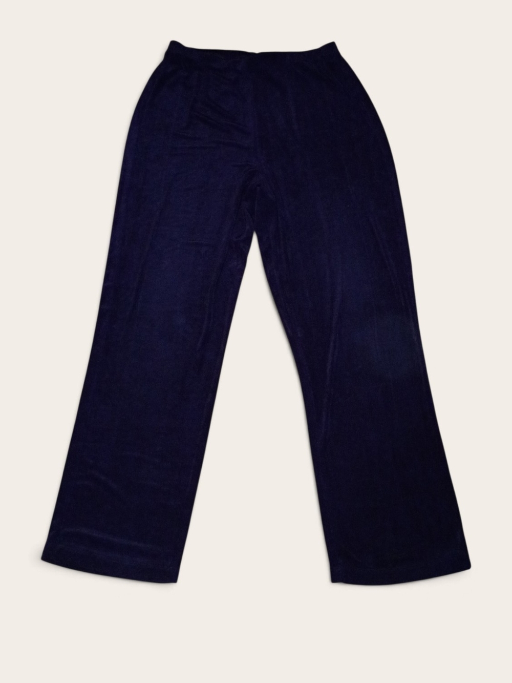 Chico's Deep Purple Wide-Leg Pull-On Pants